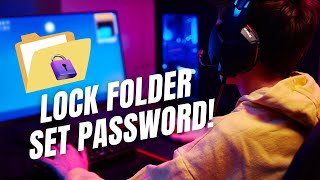 How to Lock Folders in Windows 1110 Without Software [upl. by Raina]