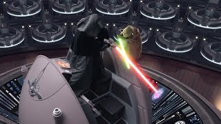 Yoda vs Palpatine 4K HDR  Star Wars Revenge of the Sith [upl. by Danziger428]