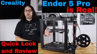 Quick look at the NEW Ender 5 Pro  Spoiler alert ITS A REAL THING [upl. by Olethea]