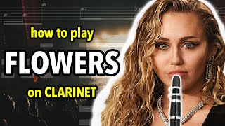 How to play Flowers on Clarinet  Clarified [upl. by Aplihs]