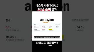 미국 주식 10년 존버 수익률 4위 [upl. by Akimas]