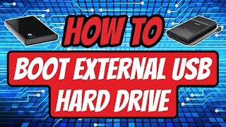 How To Boot An External USB Hard Drive On A PC  Batocera Hard Drive Demo [upl. by Aretahs]