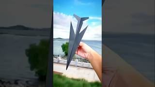 Amazing Paper Plane with unique wing design TUTORIAL [upl. by Brathwaite]