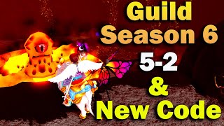 Dungeon 5 2 Guild Season 6 and new Code in World Zero [upl. by Noyart419]