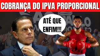 IPVA 2022  COBRANÇA PROPORCIONAL NA SEFAZ ENTENDA [upl. by Acebber]