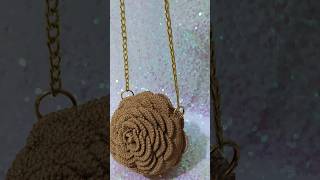 🤎Rose Bag çanta gülçanta crochet tığişi handmade elyapımı örgü diy 2024 knitting aralık [upl. by Werbel]