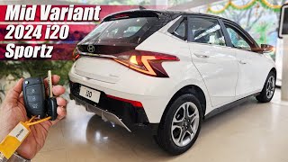 Hyundai i20 Sportz 2024 Mid Variant On Road Price List Mileage Features [upl. by Yla]