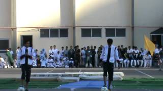 football freestyle performance  Islamia English School Sports Day [upl. by Dorina]