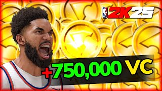 NBA 2K25 VC Glitch  NEW Infinite METHOD for 750K VC [upl. by Kirima]