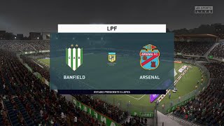 Fifa 21  Banfield vs Arsenal Sarandi  Liga Profesional de Futbol  13th December 2021 [upl. by Seaver]