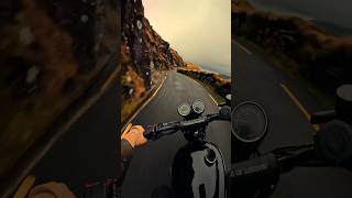 Triumph Scrambler  Ireland’s Highest Mountain Pass  Arrow Exhaust [upl. by Cade]