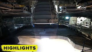 NASA Artemis Moon Rocket Engine Test [upl. by Otina]