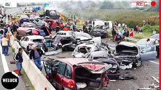 300 Tragic Moments Insane Car Pileup Crash Got Instant Karma  Idiots in Cars 2024 [upl. by Riker]