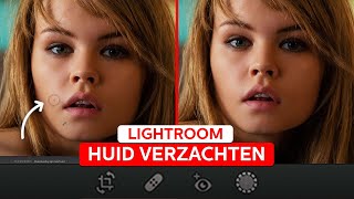 HUID verzachten in LIGHTROOM met PENSEEL  Lightroom en Photoshop tips  Zoomnl [upl. by Ennayhs]