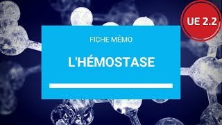 UE 22  lHémostase [upl. by Llekcor]