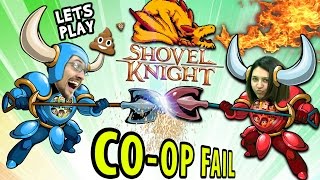 FGTEEV Mom amp Dad play SHOVEL KNIGHT 1 a CoOp Fail Amiibo Dig Race Unboxing Challenge [upl. by Canica640]