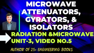 MICROWAVE ATTENUATOR GYRATOR AND ISOLATOR [upl. by Llenwahs643]