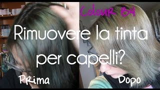 Colour B4 ovvero come rimuovere la tinta dai capelli [upl. by Ihpen]