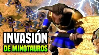 MASACRANDO con MINOTAUROS en AGE of MYTHOLOGY RETOLD [upl. by Gerg314]