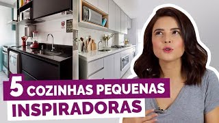 5 COZINHAS PEQUENAS E PLANEJADAS INSPIRADORAS prefiro a 4ª  DicaDaPâ [upl. by Yekcor794]