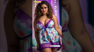 AI Art of Indian Girl in Babydoll Nightdress  AI Model Lookbook desilook desistyle desifashion [upl. by Anihpled867]