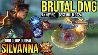 SILVANNA BEST BUILD 2024  BUILD TOP GLOBAL SILVANNA GAMEPLAY  MOBILE LEGENDS✓ [upl. by Redmund]