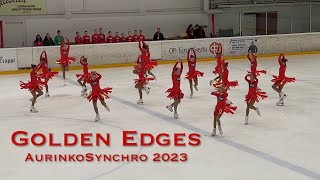 Golden Edges  AurinkoSynchro 2023  Muodostelmaluistelu Synchronized Skating [upl. by Collis]