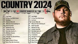 Country Music Playlist 2024  Luke Combs Chris Stapleton Morgan Wallen Kane Brown Jason Aldean [upl. by Jeu]