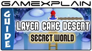 New Super Mario Bros U  Secret World in Layer Cake Desert amp Shortcut to Soda Jungle [upl. by Collis]