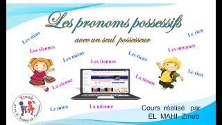 Les pronoms possessifs avec un seul possesseur [upl. by Marlena]