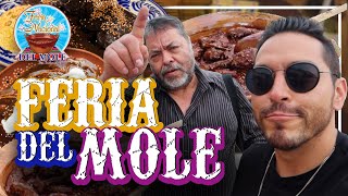 Mi PAPÁ prueba TODOS LOS MOLES de la Feria del Mole [upl. by Tarton]