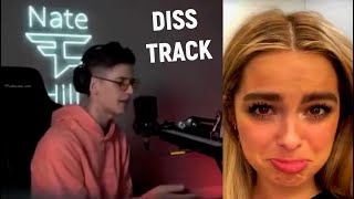 Addison Rae Diss Track Nate Hill Deleted Video [upl. by Ahsram497]