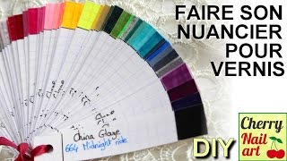 DIY Faire un nuancier vernis a ongles [upl. by Mathias]