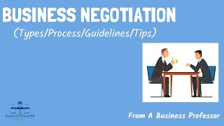 Business Negotiation Strategies  International Management  From A Business Professor [upl. by Aicilav]