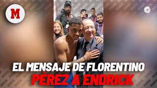 El mensaje de Florentino a Endrick ante Vinicius quotTe esperamos aquíquot [upl. by Oyam686]