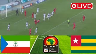 🔴LIVE  Equatorial Guinea vs Togo ● LiveStream Africa Cup Of Nations Qualification  Official Group [upl. by Ujawernalo939]