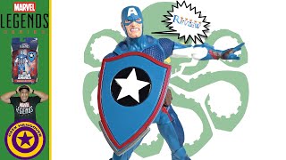 Marvel Legends Captain America Secret Empire Walmart Exclusive Action Figure Review [upl. by Naujed224]