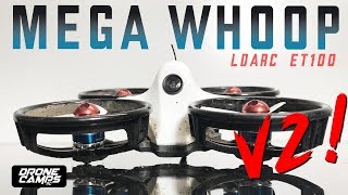 Kingkong LDARC ET100 V2  2S MEGA WHOOP  Honest Review amp Flights [upl. by Ynohtnakram569]