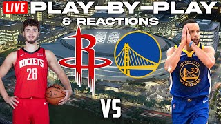 Houston Rockets vs Golden State Warriors  Live PlayByPlay amp Reactions [upl. by Gonta]