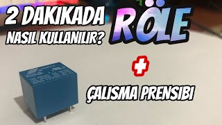 2 DAKİKADA RÖLE NASIL KULLANILIR   ÇALIŞMA PRENSİBİ [upl. by Steven881]