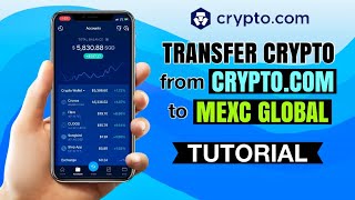 How to Transfer crypto from Cryptocom App to MEXC Global  Tutorial [upl. by Strohl528]