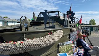 DDAY WW2 DUKW collecting for Veterans before heading off to Normandy amp The 80th anniversary [upl. by Laenahtan]