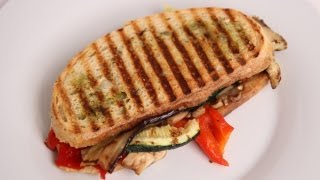 Grilled Veggie Panini Recipe  Laura Vitale  Laura in the Kitchen Episode 392 [upl. by Enenstein]