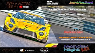 Monday Night Race N°73  Corvette C7 Gr3  Watkins Glen [upl. by Birgitta]