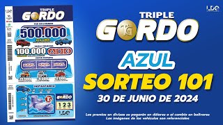 SORTEO TRIPLE GORDO 101 [upl. by Calle]