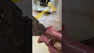 motor starter connection3phase starter 😱😶‍🌫️ shortsfeed viralvideo science [upl. by Aihpos]