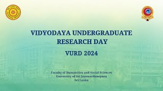 Vidyodaya Undergraduate Research Day VURD [upl. by Aicac]