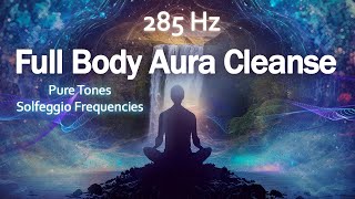 285 Hz Full Body Aura Cleanse Heal Damage in the Body Pure Positive Vibes Healing Music [upl. by Aicenek]