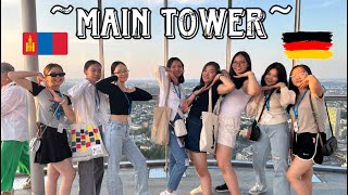 Palmengarten amp Main tower  Travel vlog in Germany Frankfurt🎀 [upl. by Salangi]