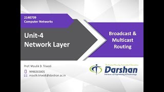 414  Broadcast and Multicast Routing [upl. by Abad]